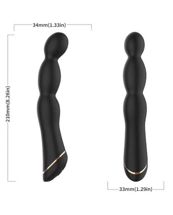 ARMONY - VIBRATEUR BAMBU RÉGLABLE NOIR