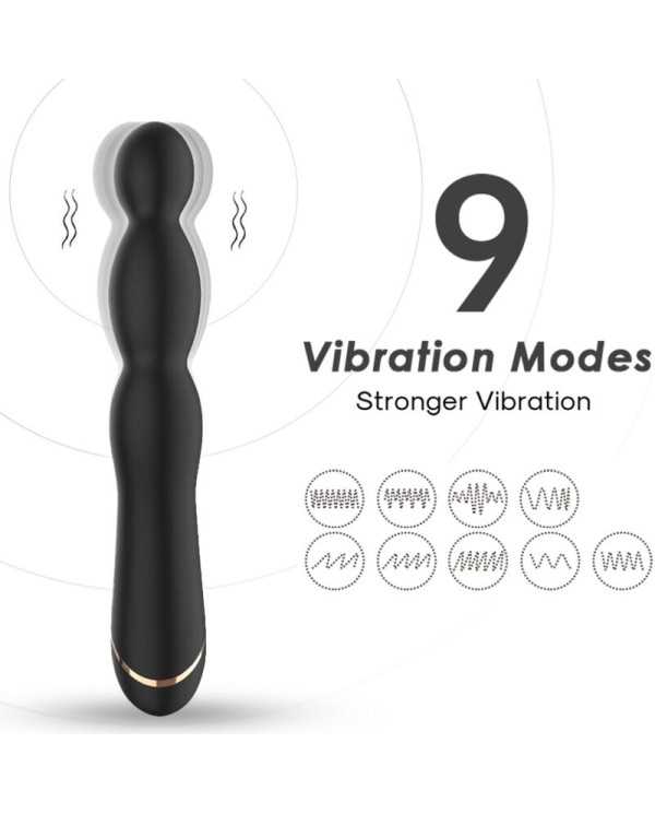 ARMONY - VIBRATEUR BAMBU RÉGLABLE NOIR