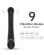 ARMONY - VIBRATEUR FALT HEAD SILICONE NOIR