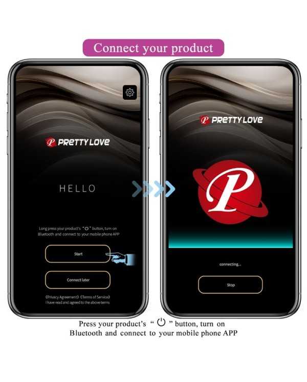 PRETTY LOVE - TÉLÉCOMMANDE JAYLEEN VIBRATOR APP VIOLET