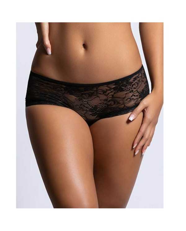 QUEEN LINGERIE - CULOTTE DENTELLE FLORALE OUVERTURE DOS S/M