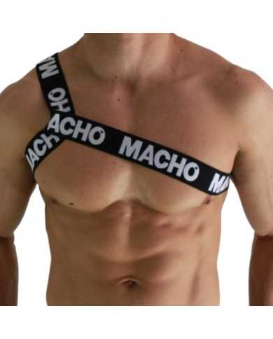 MACHO - HARNAIS ROMAIN BLANC S/M