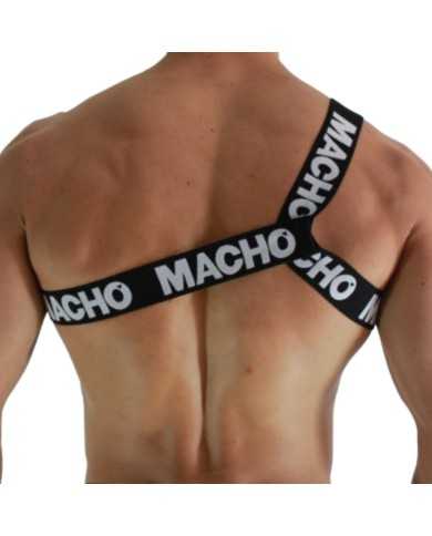 MACHO - HARNAIS ROMAIN BLANC S/M