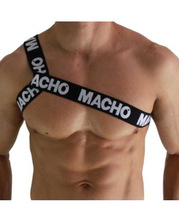 MACHO - HARNAIS ROMAIN BLANC L/XL