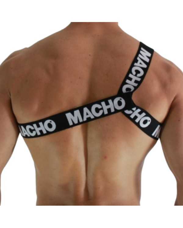 MACHO - HARNAIS ROMAIN BLANC L/XL