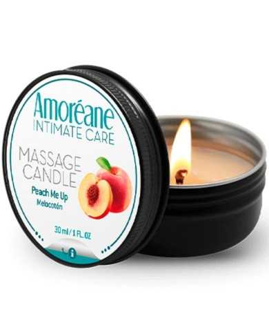 AMOREANE - BOUGIE DE MASSAGE PÊCHE 30 ML