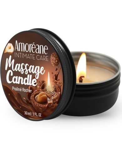 AMOREANE - BOUGIE DE MASSAGE ROCHER PRALINE 30 ML