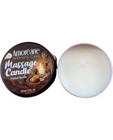 AMOREANE - BOUGIE DE MASSAGE ROCHER PRALINE 30 ML