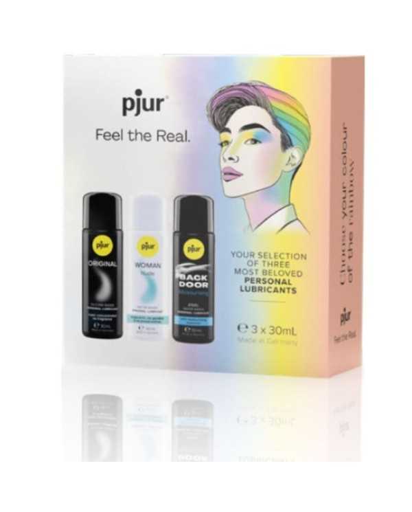 PJUR - LUBRIFIANTS PRIDE SET PREMIUM 3 X 30 ML