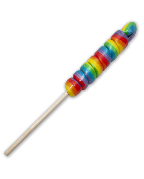 PRIDE - SUCETTE CONE PETIT AVEC LE DRAPEAU LGBT POUR CHULO