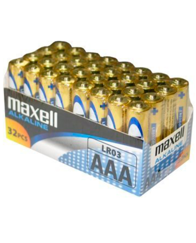 MAXELL - BATTERIE AAA LR03 PACK*32 UDS