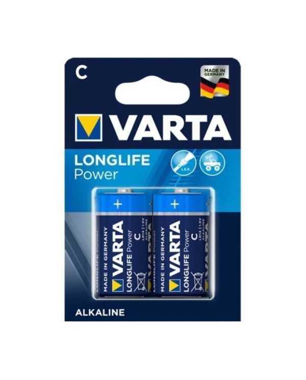 VARTA - LONGLIFE POWER PILE ALCALINE C LR14 2 UNITÉ