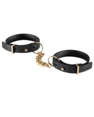 BIJOUX - INDISCRETS MAZE MENOTTES BRACELETS NOIR